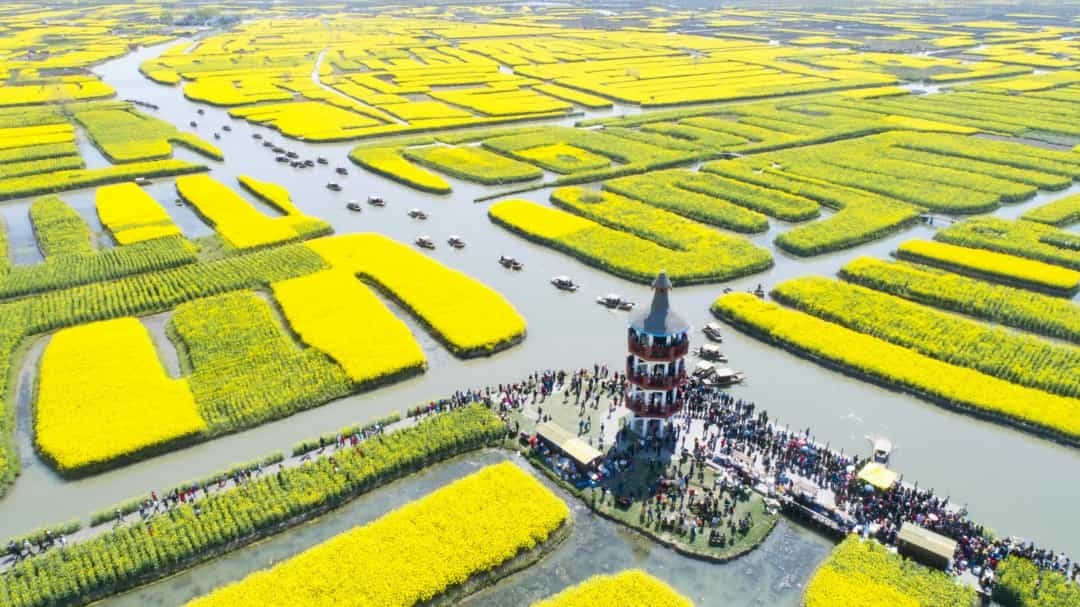 Phong cảnh hoa xuân đẹp hữu tình chỉ có ở Hưng Hóa, Trung Quốc