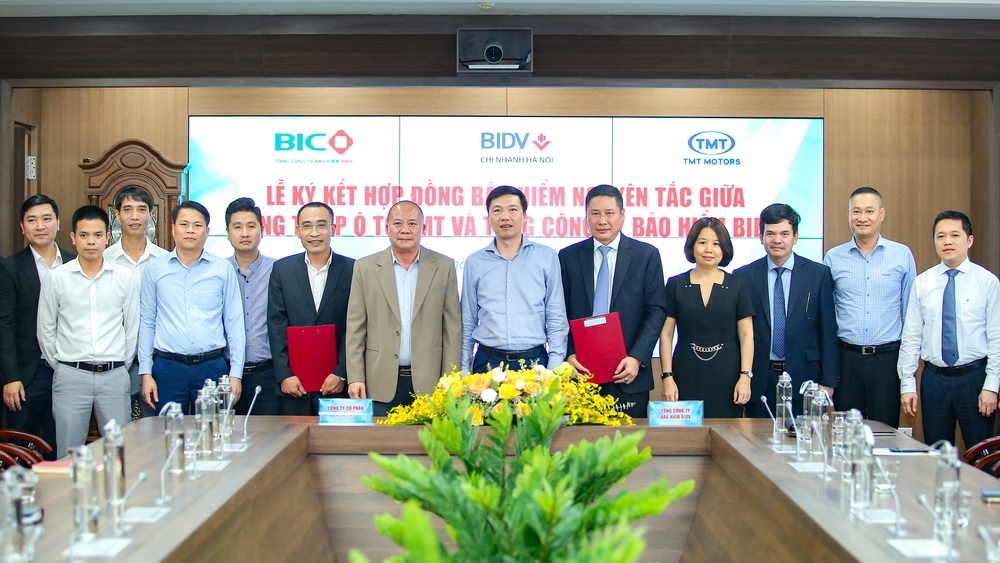 Bảo hiểm BIDV (BIC) và TMT ký kết hợp đồng bảo hiểm nguyên tắc