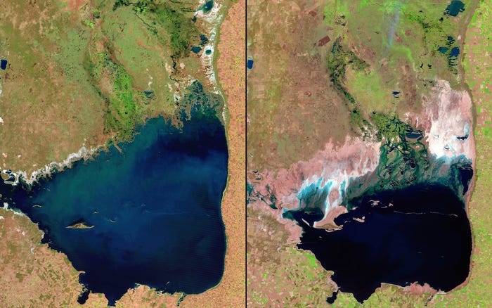 Sự thay đổi của Trái đất trong 70 năm qua ảnh vệ tinh