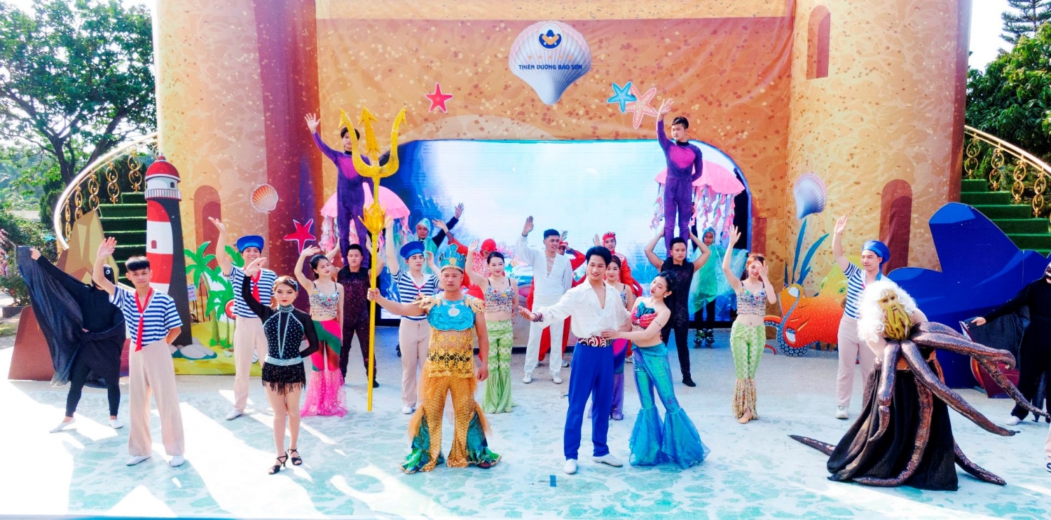 Thiên đường Bảo Sơn tổ chức Lễ hội Nàng Tiên cá dịp Tết thiếu nhi
