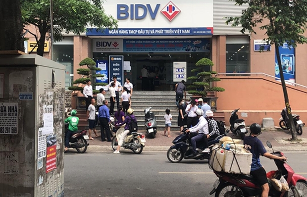 Hoạt động tại BIDV Chi nhánh Ngọc Khánh diễn ra bình thường