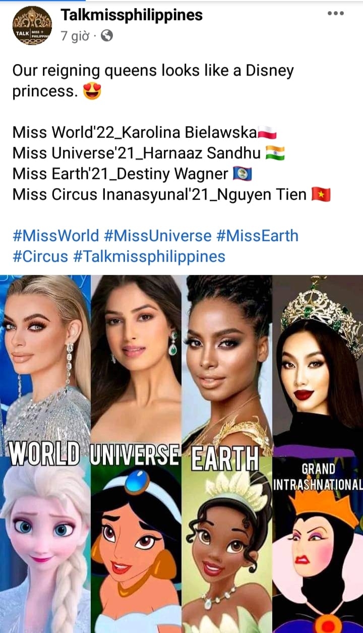 Fans phẫn nộ khi chuyên trang sắc đẹp Philippines so sánh hoa hậu Thùy Tiên với nhân vật phản diện