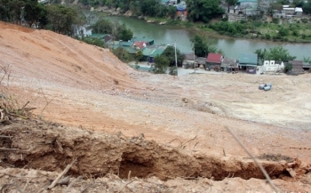 Nghệ An: Xử lý sạt lở đất tại huyện Kỳ Sơn