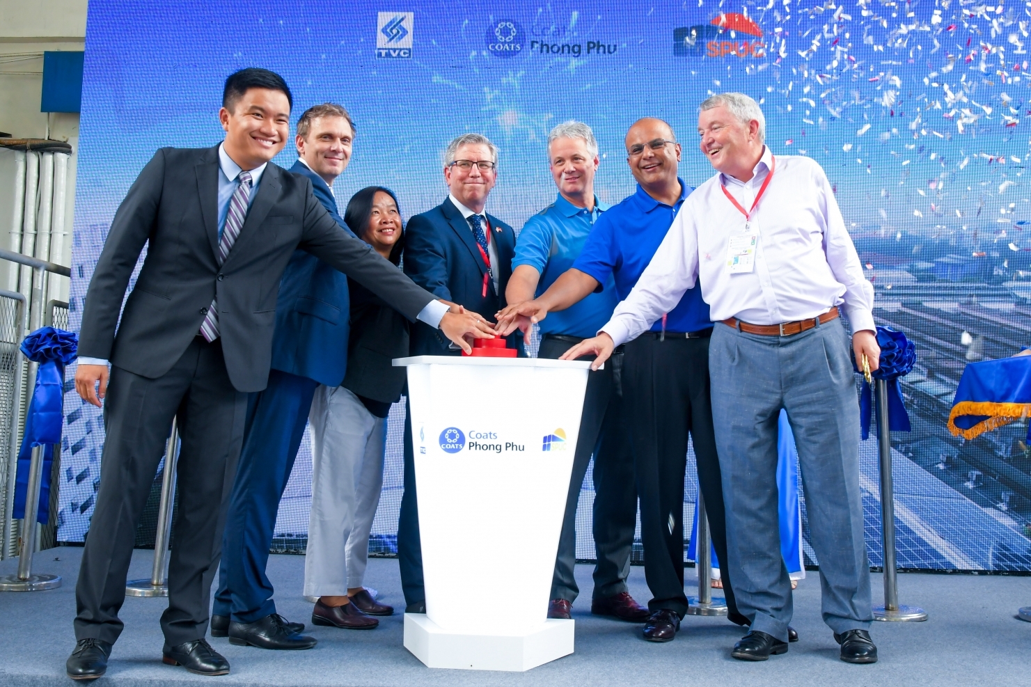 Hệ thống Điện mặt trời áp mái - Giai đoạn 1 tại Nhà máy Coats Phong Phú tại TP HCM chính thức được vận hành