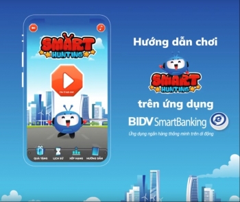 Trúng thưởng đến 450 triệu đồng với game Smart Hunting trên BIDV SmartBanking