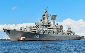 Tàu tuần dương tên lửa Nga tiến vào Địa Trung Hải