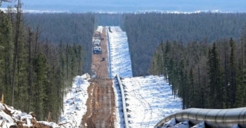 Xuất khẩu khí đốt của Gazprom sụt giảm mạnh trong tháng 1