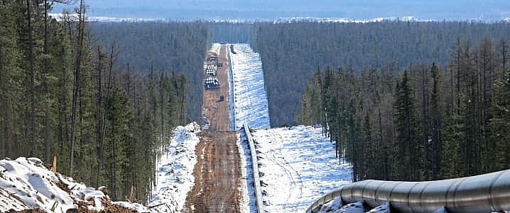 Xuất khẩu khí đốt của Gazprom sụt giảm mạnh trong tháng 1