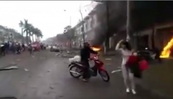 [VIDEO] Vụ nổ gây thương vong lớn ở Văn Phú - Hà Đông