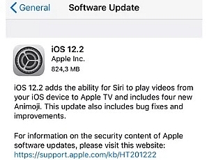 Apple chính thức ra mắt iOS 12.2