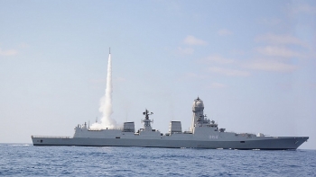 Hải quân Ấn Độ thử thành công tên lửa tầm trung Barak-8