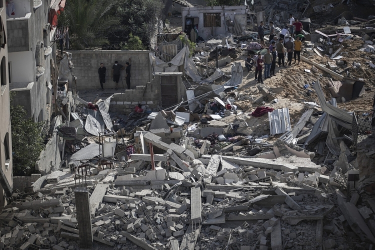 Dải Gaza tan hoang sau 11 ngày bị Israel không kích