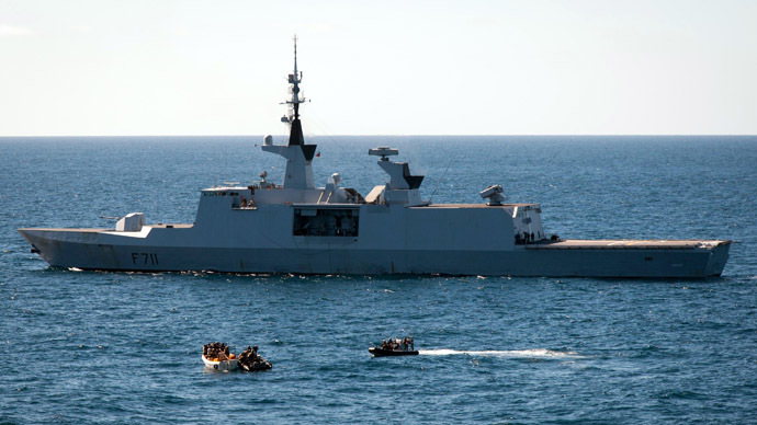 EU Naval Force French frigate FS Surcouf (AFP Photo/EU Navfor