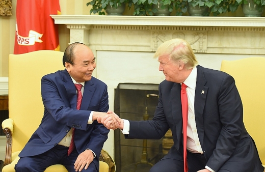 thu tuong nguyen xuan phuc hoi dam voi tong thong donald trump