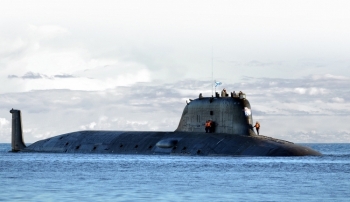 Ba tàu ngầm hạt nhân Nga tập trận ở Bắc Cực