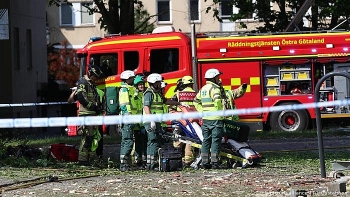 Nổ chung cư ở Thụy Điển làm 25 người bị thương