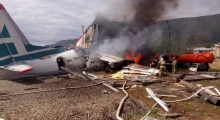 Máy bay Nga chở 50 người đâm vào nhà máy xử lý nước thải
