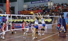 Khai mạc giải bóng chuyền nữ quốc tế cúp Vietsovpetro
