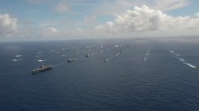 42 chiến hạm diễu hành hoành tráng bế mạc RIMPAC 2014