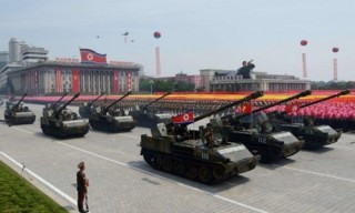 Triều Tiên tập trung khí tài chuẩn bị duyệt binh lớn