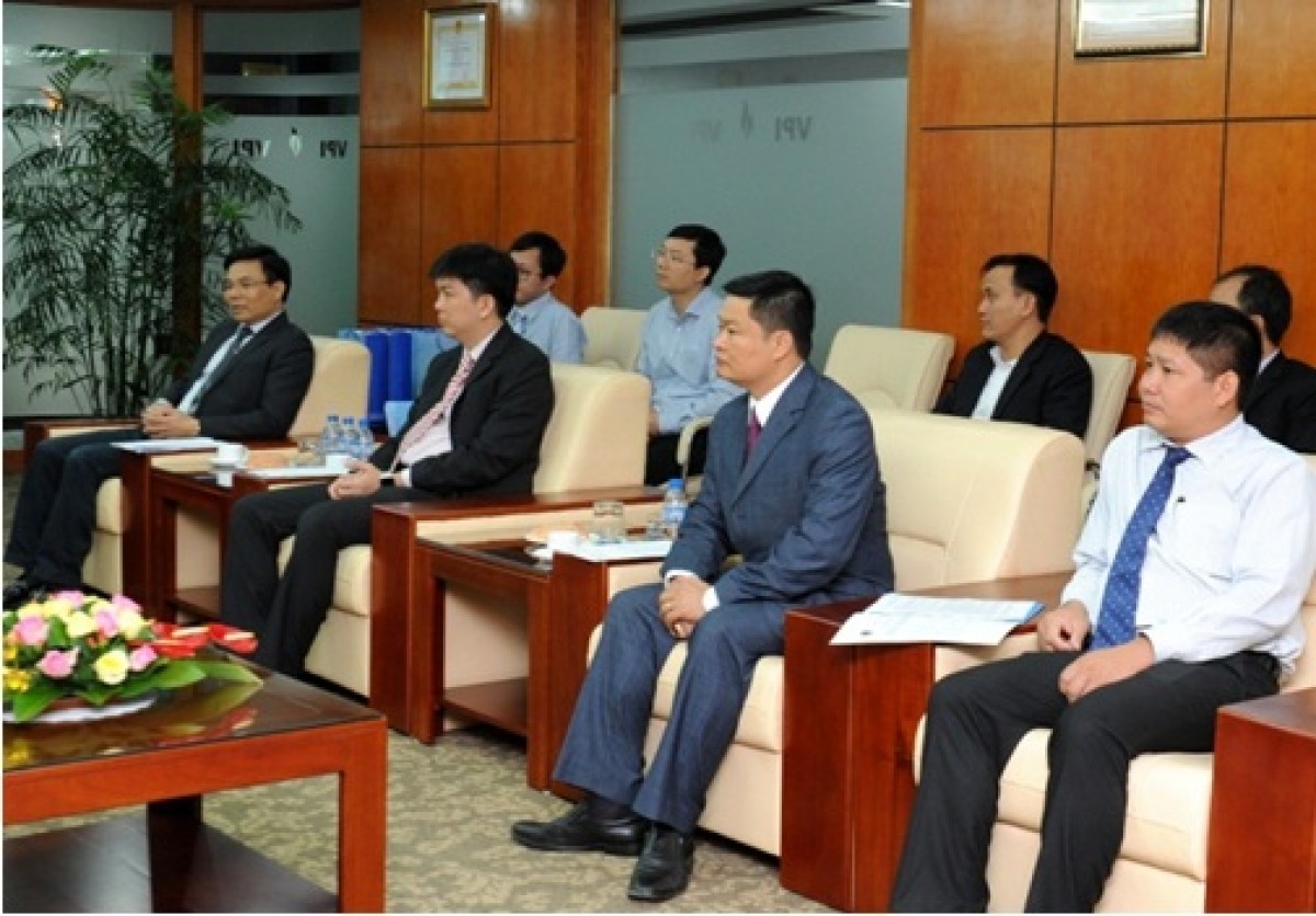 TS. Lê Mạnh Hùng - Phó Tổng giám đốc Tập đoàn Dầu khí Việt Nam đánh giá cao sự hợp tác giữa các bên tham gia dự án.