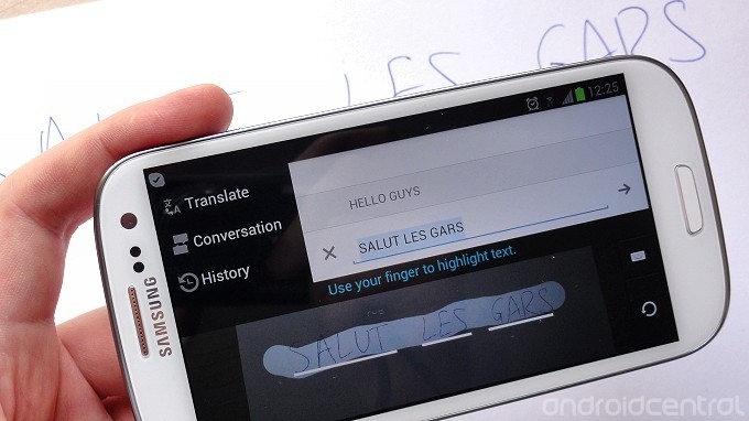Google Translate cải tiến: Nhận diện chữ qua camera