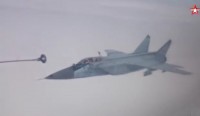 [VIDEO] Tiêm kích đánh chặn MiG-31B tiếp nhiên liệu trên không