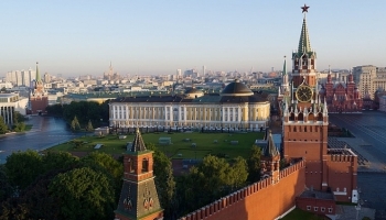 Tìm thấy một quả bom chưa nổ tại Điện Kremlin