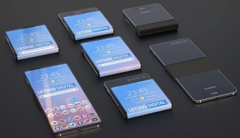 Smartphone tương lai của Samsung có màn hình gập ngang