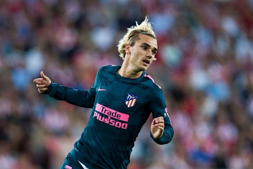 antoine griezmann co ve man united trong thang 12018