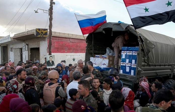 Nga giao 3 tấn hàng viện trợ cho người dân Syria