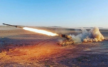 Nga khoe sức mạnh pháo Solntsepyok trong cuộc tập trận Tsentr-2019
