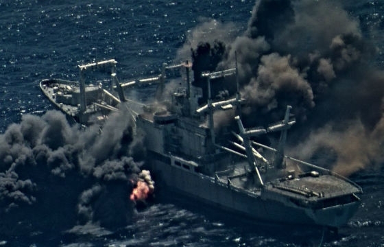 Tàu đổ bộ Mỹ bị đánh chìm trong cuộc tập trận hải quân RIMPAC