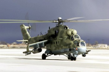 Trực thăng vũ trang Mi-24 của Nga đã đến Syria