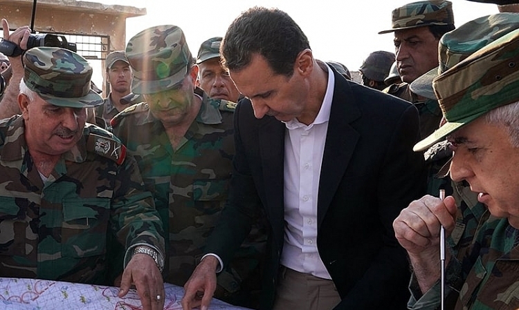 Tổng thống Syria thăm chiến trường Idlib