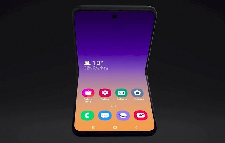 Samsung công bố nguyên mẫu smartphone màn hình gập vỏ sò