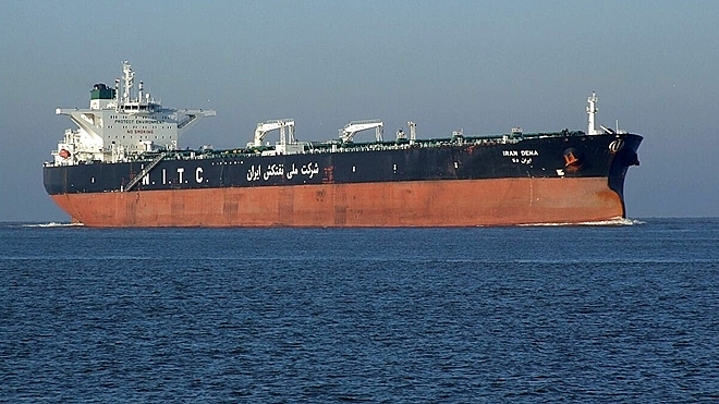Một tàu chở dầu của Iran.