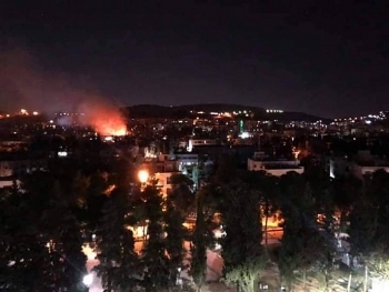 Quân đội Syria đánh chặn nhiều tên lửa tấn công thủ đô Damascus
