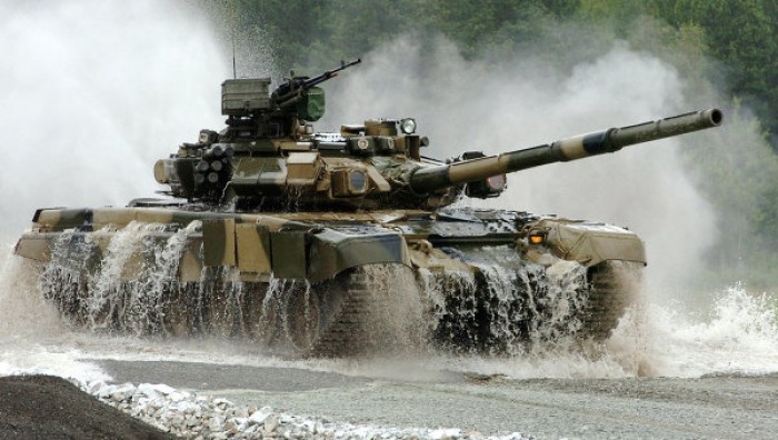 Nga điều xe tăng T-90 tới hỗ trợ quân đội Syria
