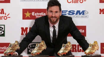 Cuộc đua Giày vàng châu Âu: Messi bứt phá vào top 5