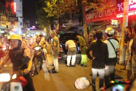 Nổ súng bắt tội phạm ma túy giữa trung tâm Sài Gòn