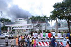 Khống chế thành công vụ hỏa hoạn tại công ty Pou Yuen