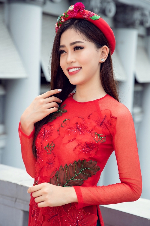 Ngây ngất với vẻ đẹp của Top 3 Hoa hậu Việt Nam trong bộ ảnh Tết
