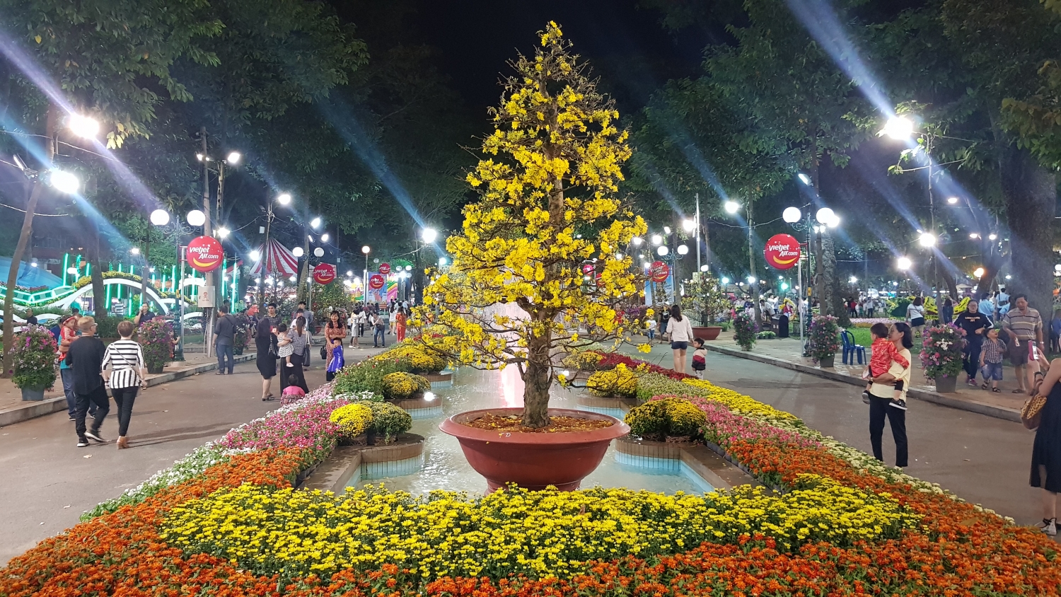 TP HCM: Hơn 1 triệu khách tham quan Hội hoa Xuân Tao Đàn dịp Tết