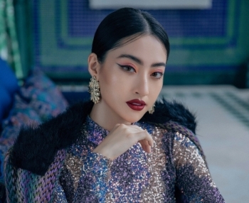 Hoa hậu Lương Thùy Linh phô diễn đường cong gợi cảm trong bộ ảnh mới
