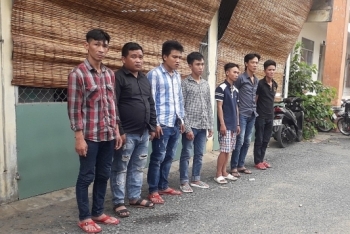 Tiền Giang: Bắt nhóm thanh niên mang “hàng nóng” đi truy sát đối thủ