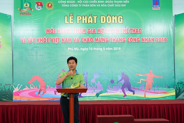 pvfcco phat dong phong trao moi nguoi tham gia mot mon the thao vi suc khoe viet nam