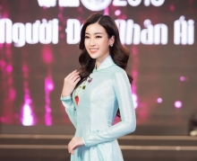 do my linh hoa hau mac ao dai gay thuong nho nhat