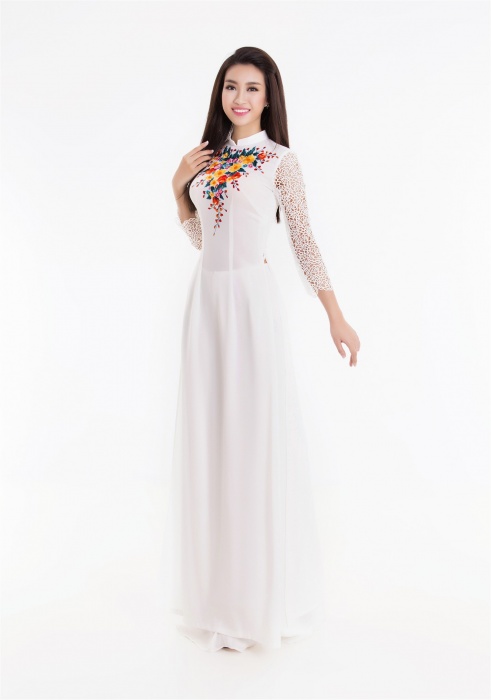 top 3 hoa hau viet nam khoe sac voi ao dai