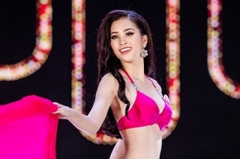 Nhan sắc rực rỡ của tân Hoa hậu Việt Nam Trần Tiểu Vy trong đêm Chung kết